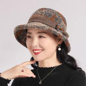 [깨비몰] 여성 중년모자 털모자 벙거지 버킷햇 모자