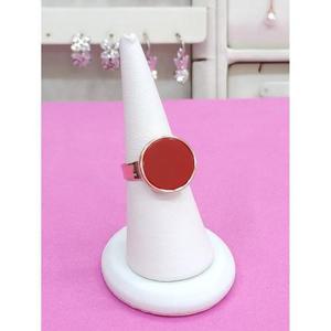 로뎀 세이브존05 E Simple 레드 자만옥 오픈 반지2 RDA23100222