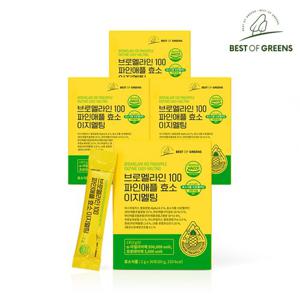 브로멜라인 100 파인애플 효소 이지멜팅 4박스 총120포