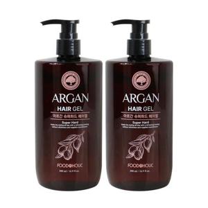 (2개)푸드어홀릭 아르간 슈퍼하드 헤어젤 500ml