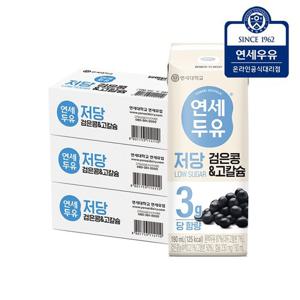 연세두유 저당두유 검은콩 고칼슘 190ml x 72팩