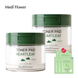 메디플라워 어성초 토너 패드 60매x2개+랜덤 마스크팩 5매