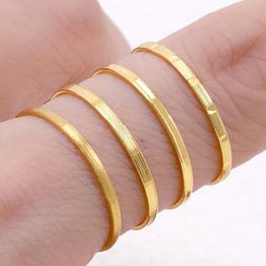 [골드모아] 여자 순금 반지 1.12g [레이어드 실반지 디자인 4종]