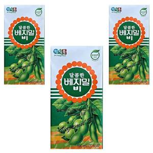 [정식품]정식품 베지밀B 두유 190ml 24팩(박스포장) 달달한맛 (13292128)