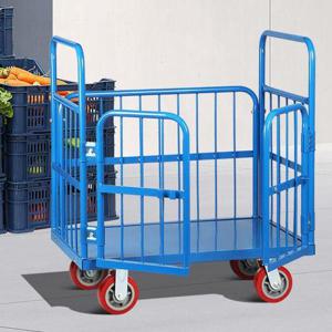 3S 바스켓카트 양문형 업소용핸드카 짐수레 끌차 바퀴
