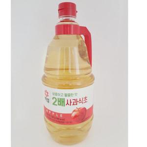 CJ제일제당 백설 2배 사과식초 1.8L x8개