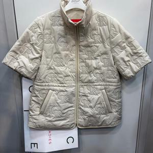 [크로커다일레이디]로고 고주파 경량 패딩