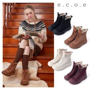 [최초공개][에코에] 25FW 노르딕 퍼 패딩 부츠