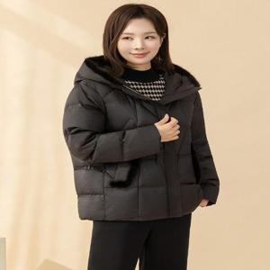 [디얼마미][디얼마미] 밍크 덕다운 패딩점퍼 /마담 미시 중년 여성 빅사이즈 40대 50대