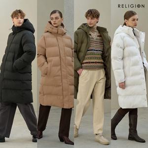 [남여공용][RELIGION(릴리전)] 25WINTER 에어 패딩 윈터 롱 벤치코트 1종