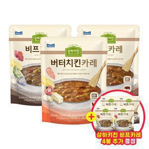 상하키친 카레 3종 비프/포크/버터치킨 170g 6봉