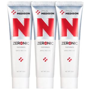 폴메디슨 제로닉 구취케어 금연 치약, 120g, 3개