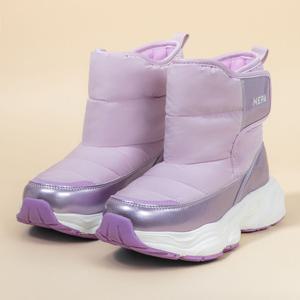 네파키즈 아이스버그 방한 패딩부츠 퍼플 KLGEC63PUP