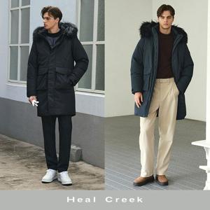 [TV상품]힐크릭 남성 라쿤퍼 얼라이드 헤비 구스 다운