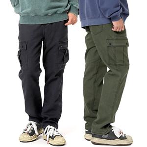 비브레이커스 남자 겨울 기모 본딩 히든 밴딩 카고바지 남성 스판