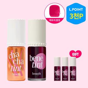[12적립] 립 앤 치크 틴트 듀오(+틴트정품용량+벨벳파우치) (+L.POINT3천점)
