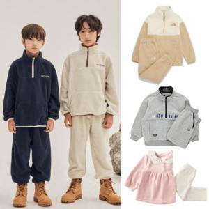 [노스페이스키즈/블루독베이비 외] 코디 걱정 끝! #기모 #플리스셋업 BEST