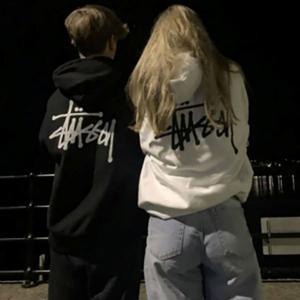 스투시 베이직 후드티 (기모)