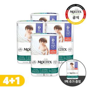 몰텍스 팬티형 6단계 (18매X4팩) 통잠 기저귀 / 독일 친환경 어글리 기저귀