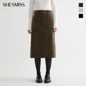 백 슬릿 H라인 스커트_SWWSKO42820