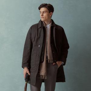 디테처블 다운코트 (차콜) (BBOPMBF406)