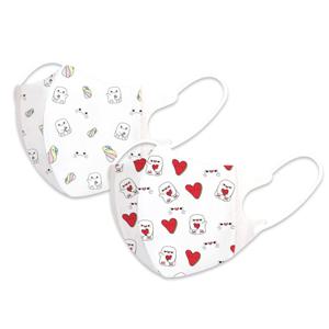 유아용 인기만점 마시멜로 일회용 마스크 새부리형 영유아용 미세먼지 차단 하트 뿅뿅 마스크