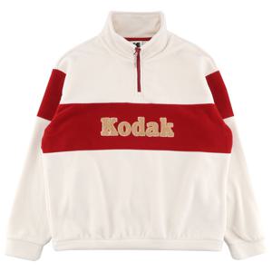 코닥 컬러블럭 마이크로플리스 반집업 맨투맨 K5423EFSR1IVR