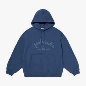 골스튜디오 레터링 로고 후디-다크 블루 - DARK BLUE 259196