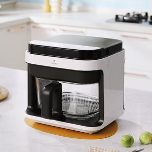 디온리 저소음 5.5L 투핸들 글라스 큐브 대용량 에어프라이어 +광파 NAA321BK