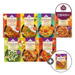 [APP전용] 커리 전자레인지용 170g 6종 5+5개 골라담기 +커리 1개 증정