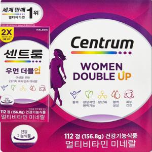 센트룸우먼 비타민 112정 더블업