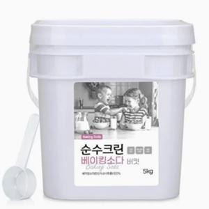 [순수크린] 베이킹소다/과탄산소다5kg 버킷 대용량 1등급원료 산소계표백제