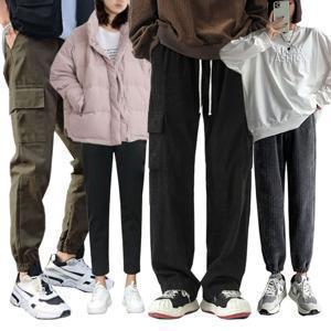 [제이젝스]겨울신상/남녀공용기모팬츠/가을시즌오프 /빅사이즈/융털청바지