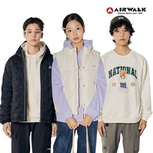 [25%할인] 에어워크주니어 겨울 기모 티셔츠/팬츠/바람막이/패딩