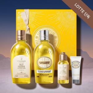 [기프트][단독] 홀리데이 아몬드 샤워 오일 듀오 세트 (+디럭스 2종)