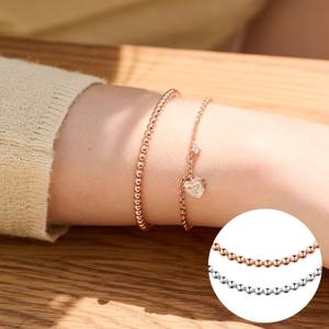 실버 볼 팔찌 실버/로즈골드 택 1