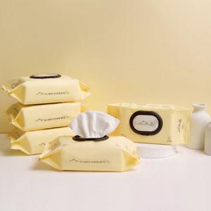 시치미 쓱 아기물티슈 80gsm 프리미엄 허니 옐로우 캡형 72매 x 10팩