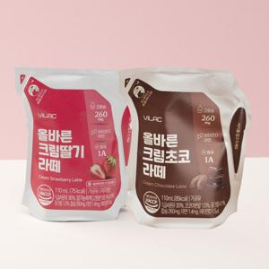 올바른 딸기/초코라떼 우유 18개+18개 골라담기