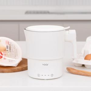 보아르 이지 전기포트C 휴대용 분유포트 접이식 여행용 햇반 커피포트 올스텐 무선 포트기 아이보리