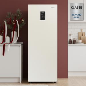 [7%카드즉시할인][25년 신제품] 클라쎄 컨버터블 미니 스탠드형 김치냉장고 1도어 KAE112TWMEV8 메탈화이트