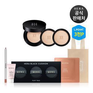 [12적립] 블랙쿠션 파운데이션 디럭스 (본품15g+리필15gx2) (+ L.POINT 3천점)