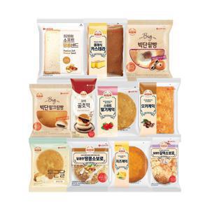 인기 기린빵 11종 12개 내맘대로 골라담기 (꿀호떡 땅콩샌드 카스테라 빅단팥 크림 등)