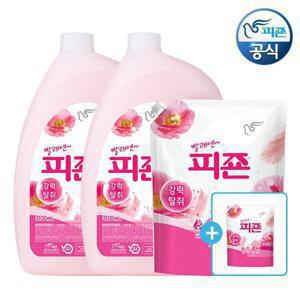 [APP전용] [총10.8L][2.3L 리필 x 1개 더 증정] 피죤 섬유유연제 3.1L 용기 x 2개+2.3L 리필 x 1+1개