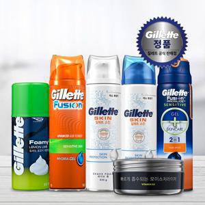 질레트 쉐이빙젤/폼 특가 모음전 스킨텍/하이드라/포오미/퓨어스포츠  + 한정수량 특가