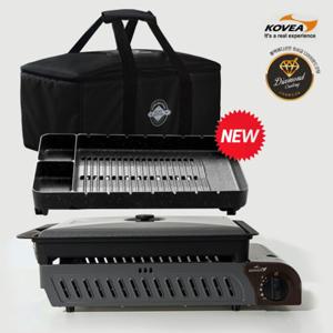 코베아 구이바다+로스트그릴(추가구성) 블랙에디션 KGG-1304CDC(대형L)/신제품 로스트그릴포함 정품가방