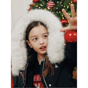 [25FW 10%]논사시 프리미엄 여아 덕다운 롱패딩  블랙  BI5Y38G015