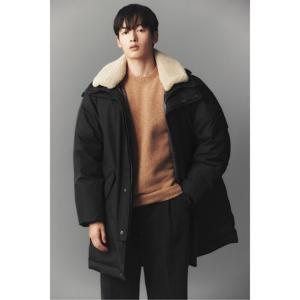 메리노 롱 후드 구스다운 파카 ERUCW24411KHD