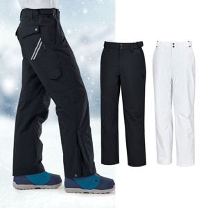 푸조 보드복 스키복 3온스 패딩 스키 바지 보드 팬츠 블랙 화이트 2컬러
