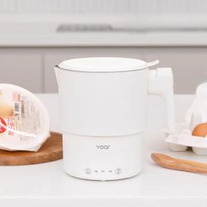 보아르 이지 전기포트C 휴대용 분유포트 접이식 여행용 햇반 커피포트 올스텐 무선 포트기 아이보리