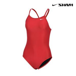 나이키 스윔 솔리드 레이서백 원피스 여성 실내 수영복 하이컷 NESS7085-614